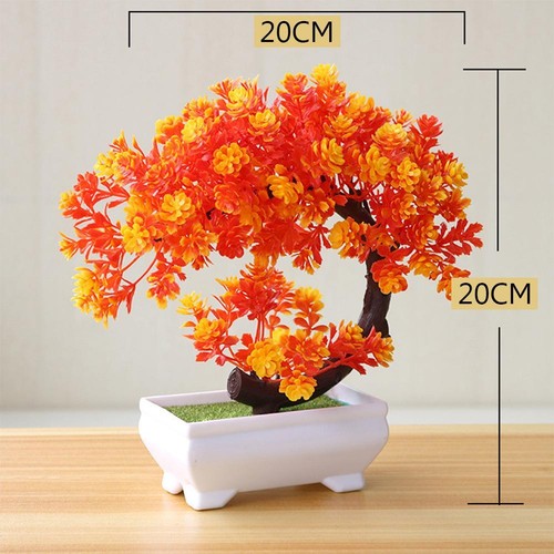 Simulation Fake Potted Bonsai Tree Artificial Plant Desk Ornament Small Tree Pot - Picture 16 of 31
