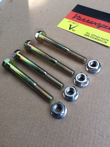 NUOVO ZINCO GOLF MK2 MK3 JETTA MK2 CORRADO SOTTOTELAIO ANTERIORE STERZO RACK BULLONI DADI - Foto 1 di 2