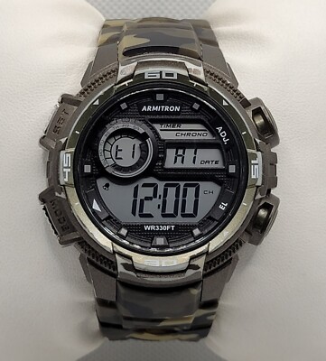 Armitron top camo watch