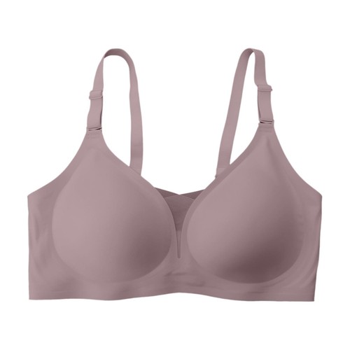 Damen Sexy Tief V Glatt Nahtlos BH Dünn Große Brust Klein BH Ohne Bügel - Bild 17 von 22