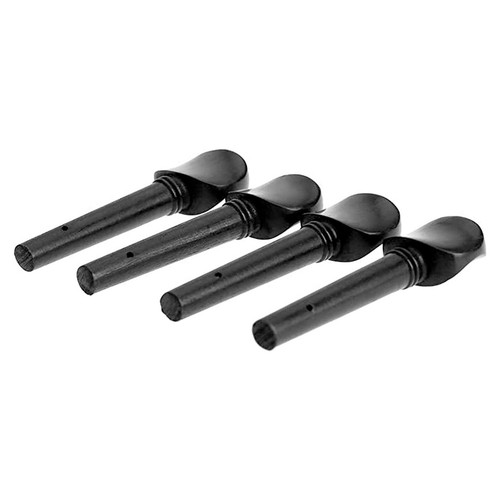 Adore Pro Violin Tuning Pegs with Fish Eye Set of 4 Black Ebony Wood for 4/4 - Picture 9 of 9