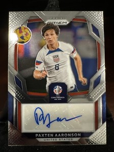 Paxten Aaronson 2024 Panini Prizm COPA America Auto