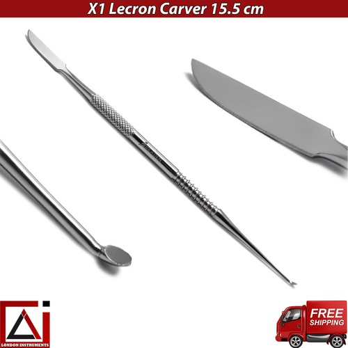 Set 2 Strumenti Laboratorio Miscelazione Cera e Modellazione Dentale Lecron & Zahle Carvers CE - Foto 2 di 3