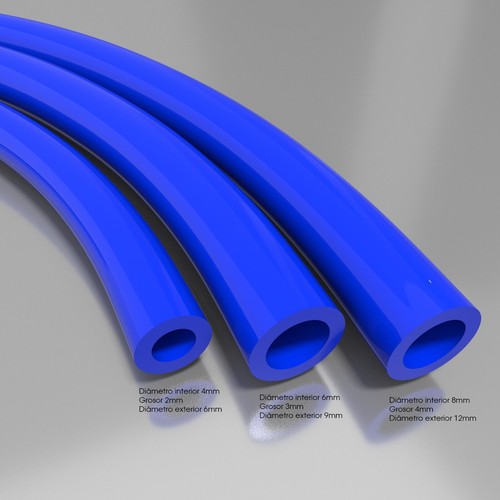 Tubo de Silicona de Vacio Diametro, 3-8 mm, Manguera de Silicona, Longitud 3m - Imagen 3 de 6