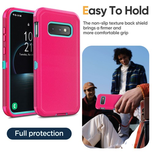 Funda protectora de vidrio templado de alta resistencia para teléfono Samsung Galaxy S10/S10e/S10+ - Imagen 79 de 80