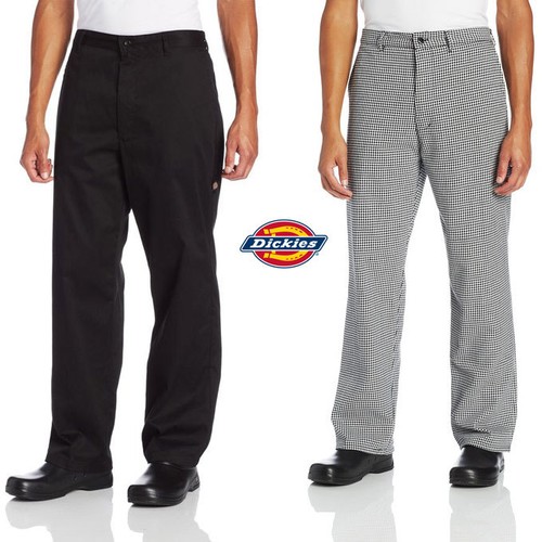 Dickies Chef Professional Chef Pants With Belt Loops & Zipper Fly DC223 - Picture 1 of 5