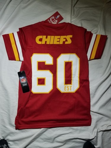 NFL Kansas City Chiefs Official Youth Super Soft Game Day Jersey Shirt 10-12 - Picture 2 of 7