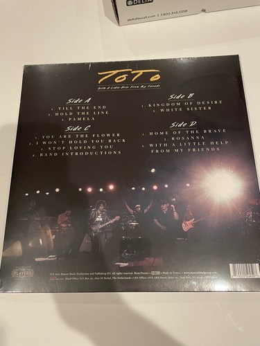 Toto With a Little Help From My Friends Signed 2 Clear Vinyl - Picture 5 of 5
