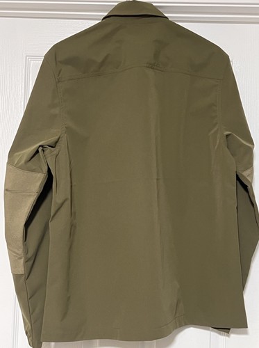 🔥NWT New Timberland Men's Olive Green Full Button Up Jacket Fall ‘23 Size Med🎄 - Picture 2 of 17