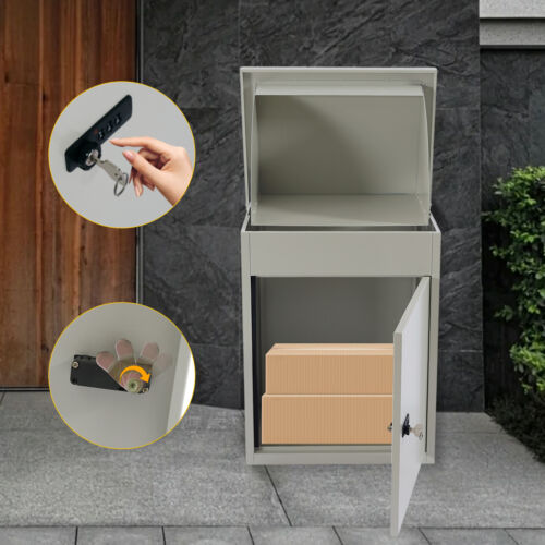 Wall-Mounted Package Delivery Box Parcel Package Delivery Drop Box Lockable Box - Picture 16 of 16
