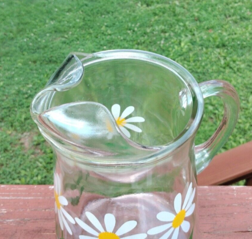 Jarra Daisy Mid Century original vintage firmada por Bartlett & Collins Paula Ice Lip - Imagen 6 de 7