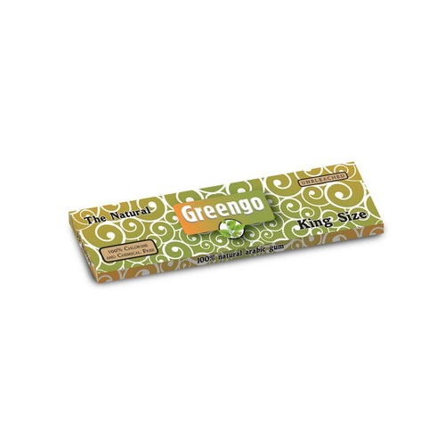 Greengo KING SIZE Rolling Papers Natural Unbleached Organic Chlorine Free Box - Picture 6 of 6
