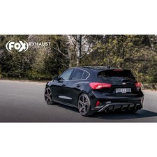 FOX Endschalldämpfer re li je 1x100 uneingerollt schräg Ford Focus IV ST ab OPF