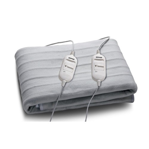 Termocoperta Elettrica Scaldasonno Singola BassoConsumo Scaldaletto ZEPHIR Plaid - Foto 2 di 6