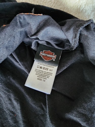 Harley-Davidson Cut-Out Skull Halloween Shirt Damen Gr. 1X Neu River HD - Bild 3 von 5