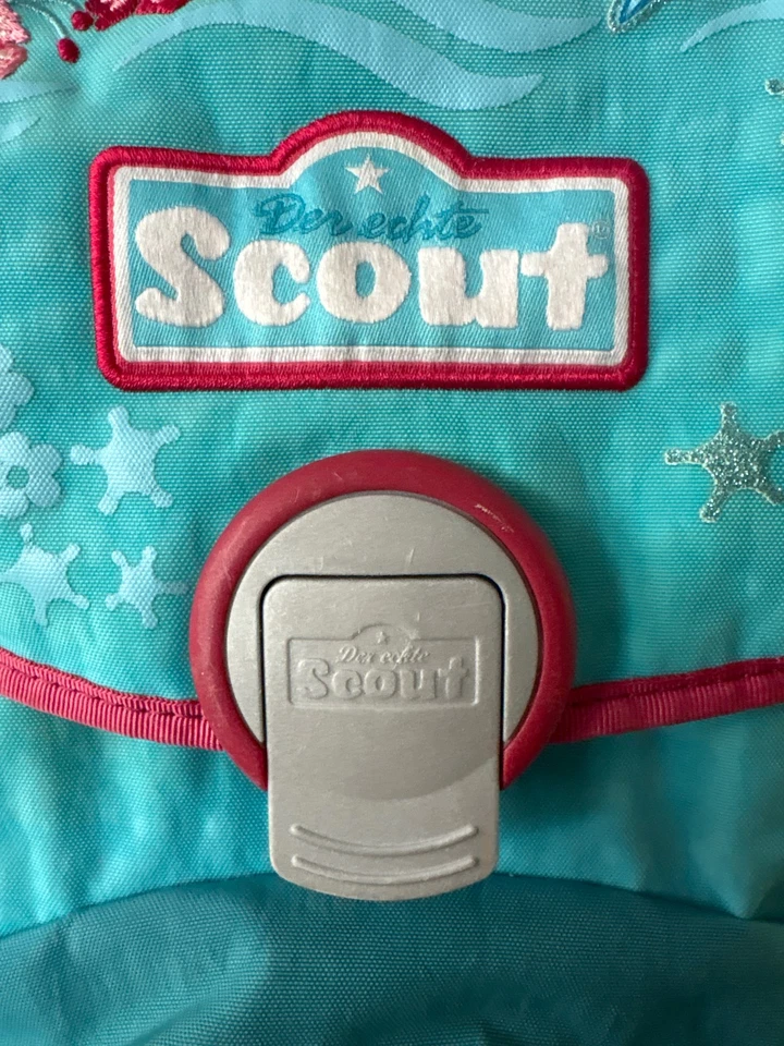 Scout Schulranzen Delfine Kinder Blau Ranzen Höhe 41cm Breite 29cm - Bild 4 von 4