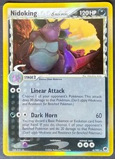 Nidoking 6/101 Delta Species Holo Rare EX Dragon Frontiers Pokemon Card 