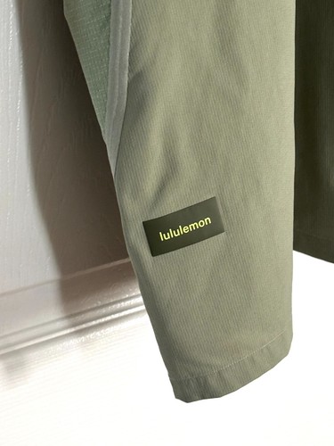 Camisa LULULEMON Para Hombres Senderismo Repelente al Agua Exterior Laurel Verde Talla XL - Imagen 6 de 11