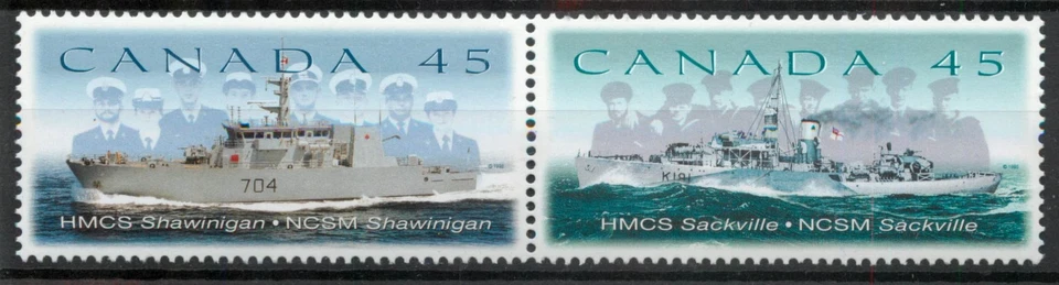 Canada 1998 Canadian Naval Reserve ships SG 1857-1858 MNH mint *combined postage - Image 1 of 1
