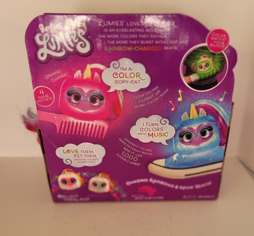 2019 Pomsies Lumies Rainbow Charged Interactive Pet Sparkle Rush Toy NEW (Works) - Picture 6 of 7