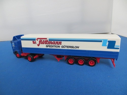 Herpa 1/87 MAN Sattelzug W. Flöttmann Spedition Gütersloh in OVP - Bild 2 von 7