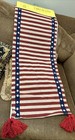 New Americana Table Runner Rustic Flag July 4th Cotton 14”x 72”