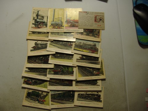 A & BC Sammelkarten Eisenbahn Quiz (7880) 22 Stück variabler Zustand