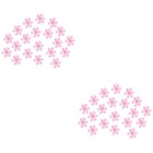  2 Pack Flower Heads for Crafts Flowers Artificial Fake Hair Decoration