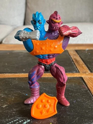 Vintage Two Bad He-Man action figure complete accessories 1980s MOTU