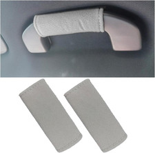 2PCS Car inside Door Handle Protector, Colorful Soft Fluff Car Pull Handle Cover