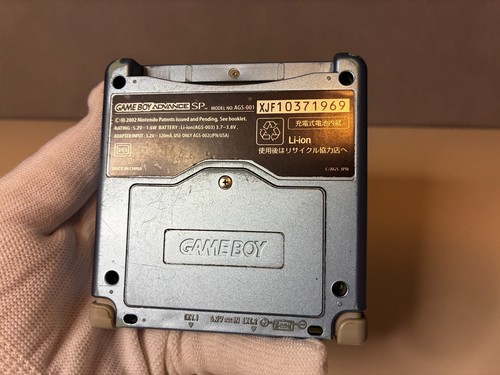 Nintendo Gameboy Advance SP Pearl Blue AGS-001 Console Japan TESTED #810 - Picture 14 of 19