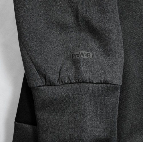 Spyder Active Mens Jacket M Pullover Hoodie Sweat 1/4 Zip Long Sleeve Gray $98 - Picture 7 of 11