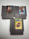 Super Mario Bros 1 2 & 3 Nintendo NES AUTHENTIC & Clean Cartridges CLEAN TESTED