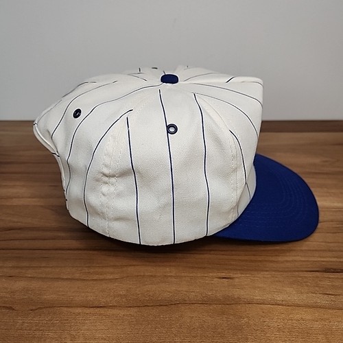 Vintage PEAVEY Farming K Products Pin Stripe Snapback Hat USA K-Products Cap - Picture 4 of 6