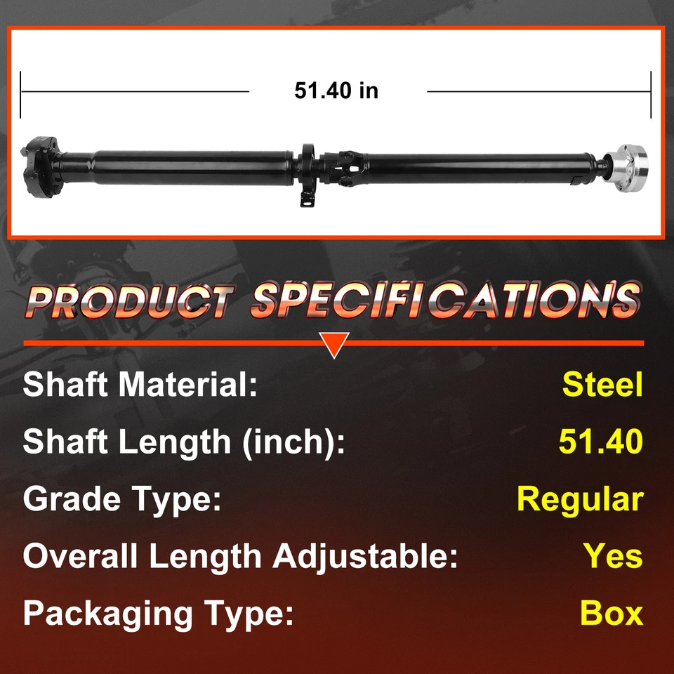 Rear Driveshaft Prop Shaft Assembly for 2001-2003 BMW E53 X5 3.0L 4.4L 4.6L AWD - Image 3 of 4