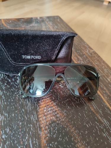 Sonnenbrille Unisex Tom Ford Modell Robert Grau/Braun - Bild 6 von 6