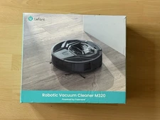 Lefant M320 Robot Vacuum Cleaner Self-Charging Robot Vacuum Mop Combo - Black