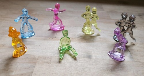 Vintage Eis Eiskunstläufer Acryl Spielzeug mehrfarbig durchscheinend - Bild 3 von 9