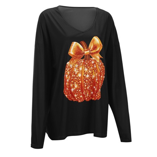 Halloween Drop Shoulder Long Sleeve Pullover Digital Print Sweater Casual - Bild 18 von 33