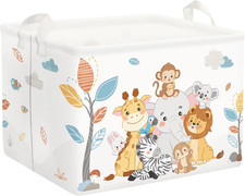 Simple Animals Baby Laundry Hamper Kid Storage Basket Boys Girls Gift Toy Box Co