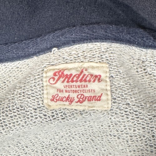 Indian Motorcycle Lucky Brand Vintage Retro Full-Zip Sweater Jacket Medium - Bild 4 von 7