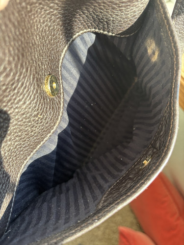 Borsa Coach vintage pelle ciottolata 4924 tracolla marrone scuro - Foto 22 di 24