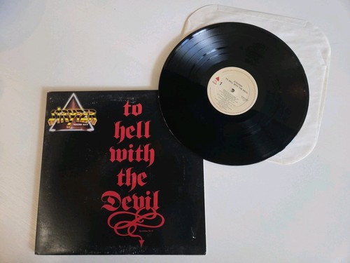 Stryper to Hell with the Devil Vinyl LP Record 1986 + Soldiers Under Command LP - Picture 1 of 8