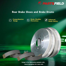 1 Pair Rear Brake Drums+Brake Shoes for Ford Fiesta WS WT WZ 2010-2019 200mm