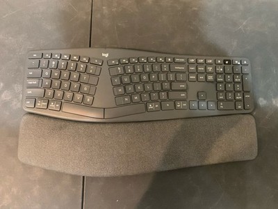 Logitech ERGO K860 Wireless Keyboard - Black No Dongle