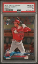 2018 Topps Chrome Update #HMT32 Shohei Ohtani Update PSA 10