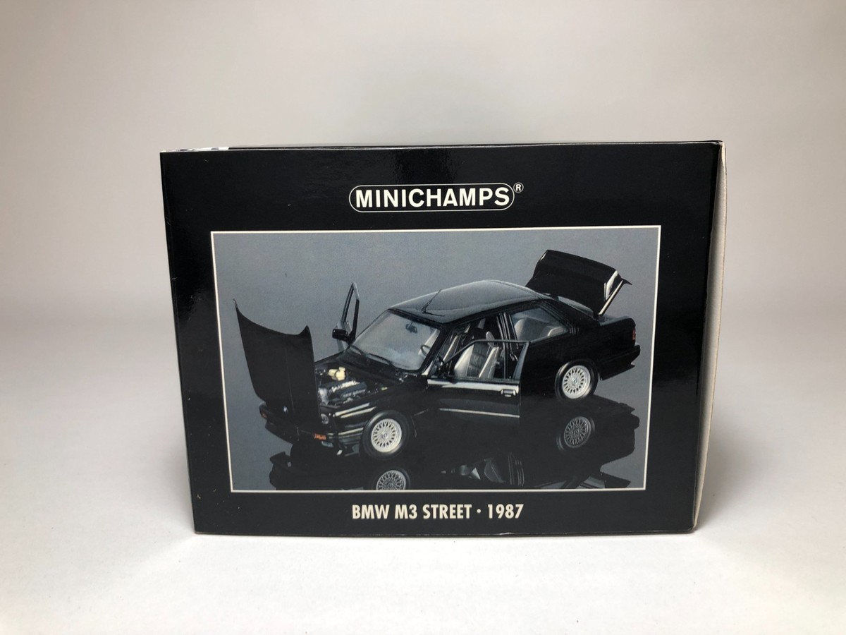 1/18 MINICHAMPS BMW M3 Street 1987 Black | eBay