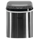 Magic Chef MCIM22ST 27-Pound-Capacity Portable Ice Maker Stainless with Black