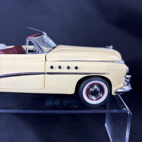 Franklin Mint 1949 Buick Roadmaster Convertible 1/24 Diecast Yellow No Box - Picture 13 of 20