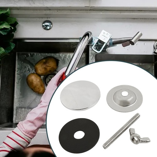 High Quality Hole Cover Faucet Blanking Decor Garden Kitchen Stainless Steel - Picture 9 of 13
